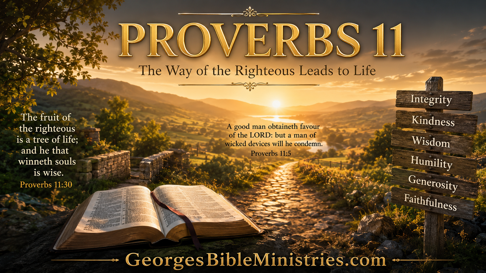Sermon -Proverbs 11