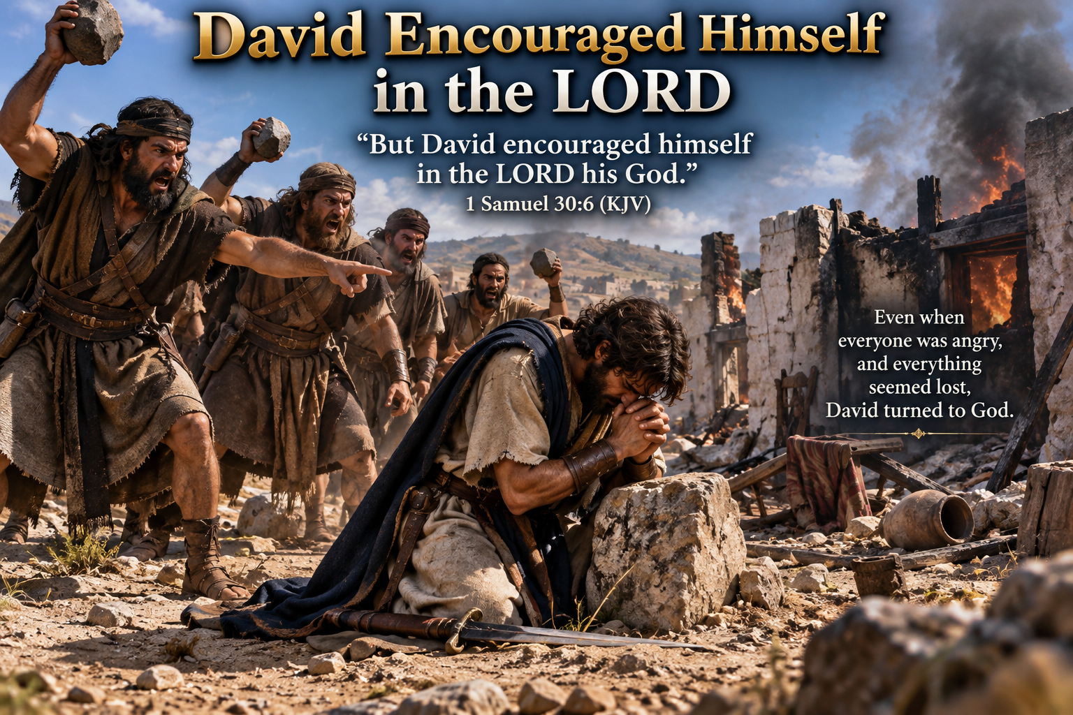 David Encouraged Himself in the Lord