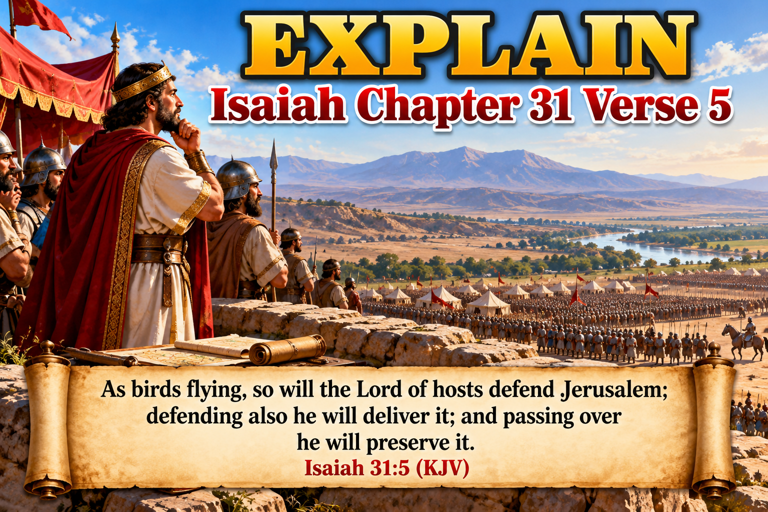 Explain-Isaiah 31 verse5